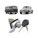Maçaneta Fechadura Tampa Traseira Motor Fusca Kombi Cromada