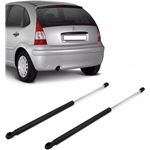 Par de Amortecedor Tampa Traseira Porta Malas Citroen C3 Até 2012