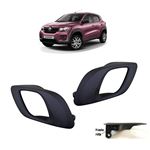 Par Maçaneta Gatilho Puxador Interno Renault Kwid Haste Reta